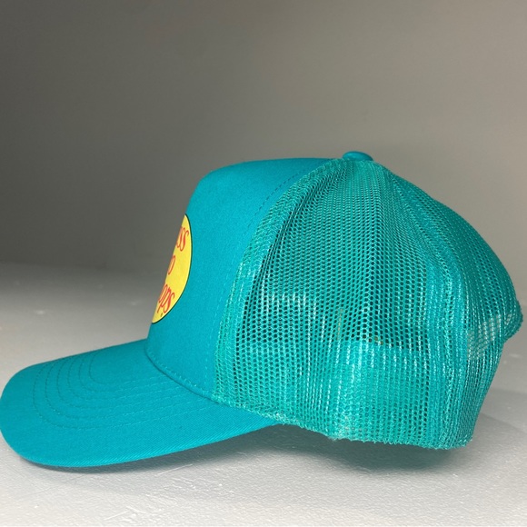 Bass Pro Shops Trucker Hat Trucker Fishing Mesh Cap Snapback Aqua Blue One Size - Picture 4 of 14